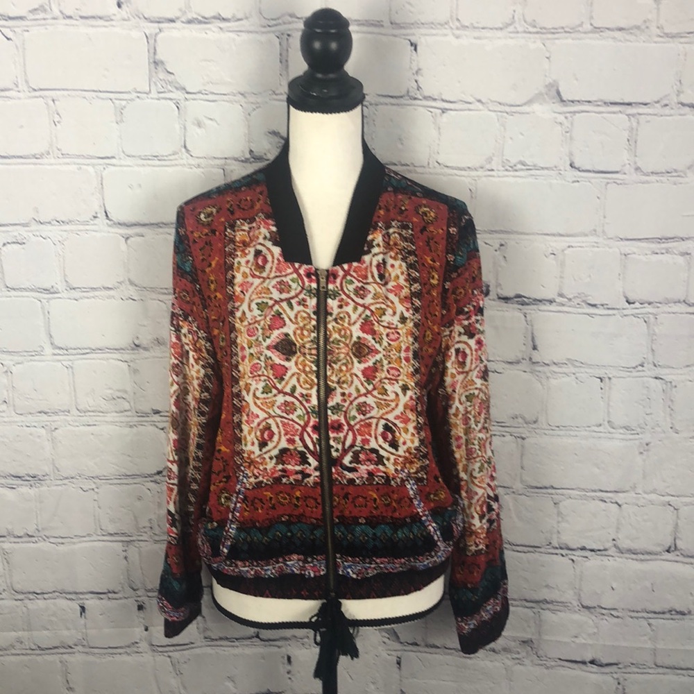 NWOT SANS SOUCI Floral Jacket Sz Small